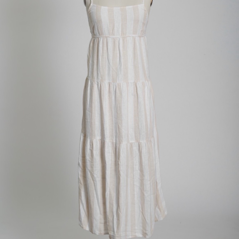 Anthropologie Cloth & Stone backless linen dress - Picture 4 of 9